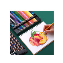 72 colors Water-Soluble  Major Colored Pencils Art Suit Gift Tin box Wooden Color Pencils For Art Student